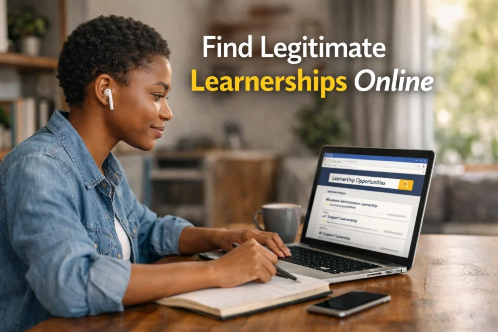 Find Legitimate Learnerships Online