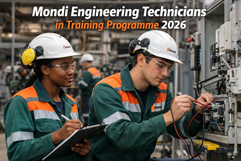 Mondi Engineering Technicians in Training Programme 2026