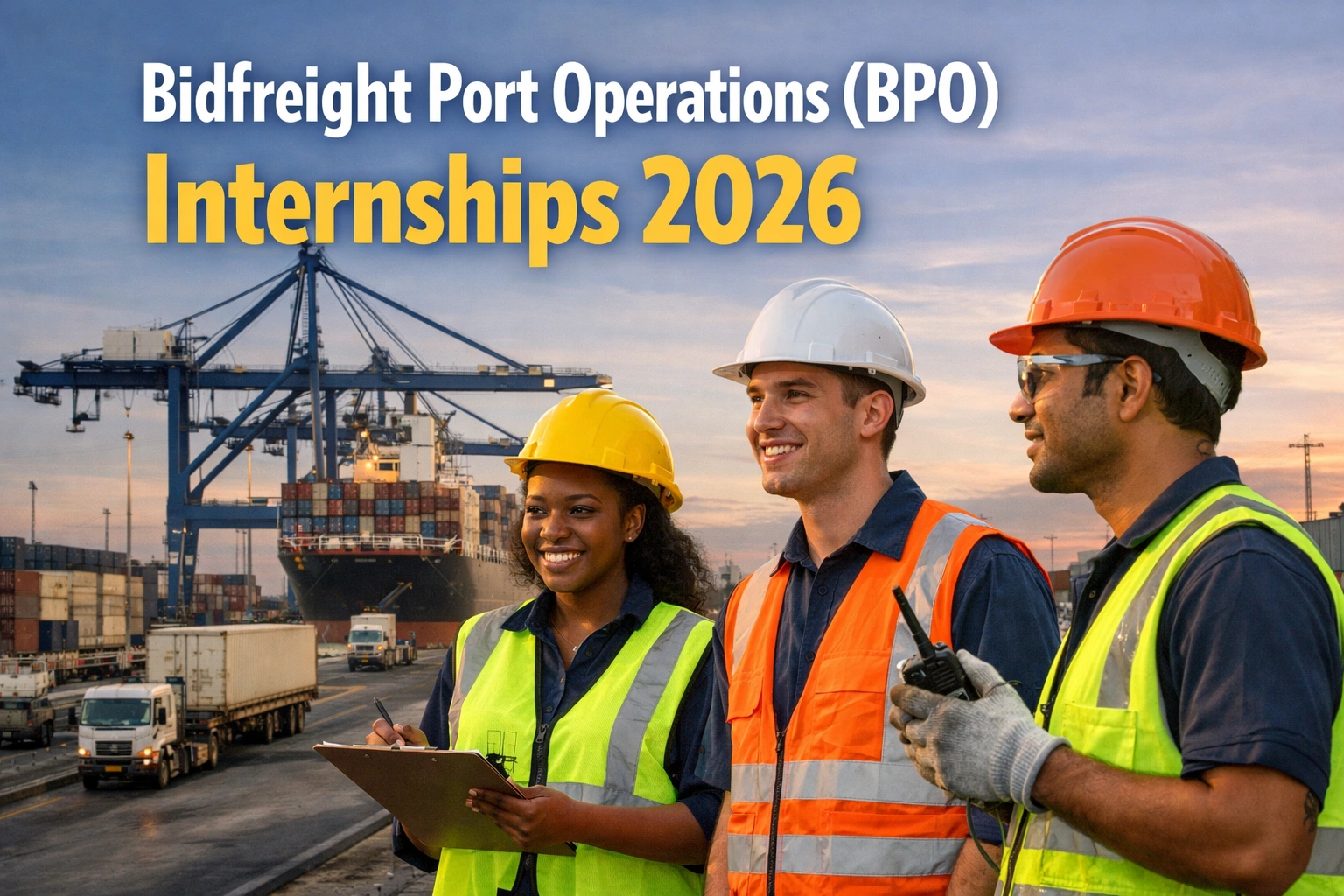 Bidfreight Port Operations (BPO) Internships 2026