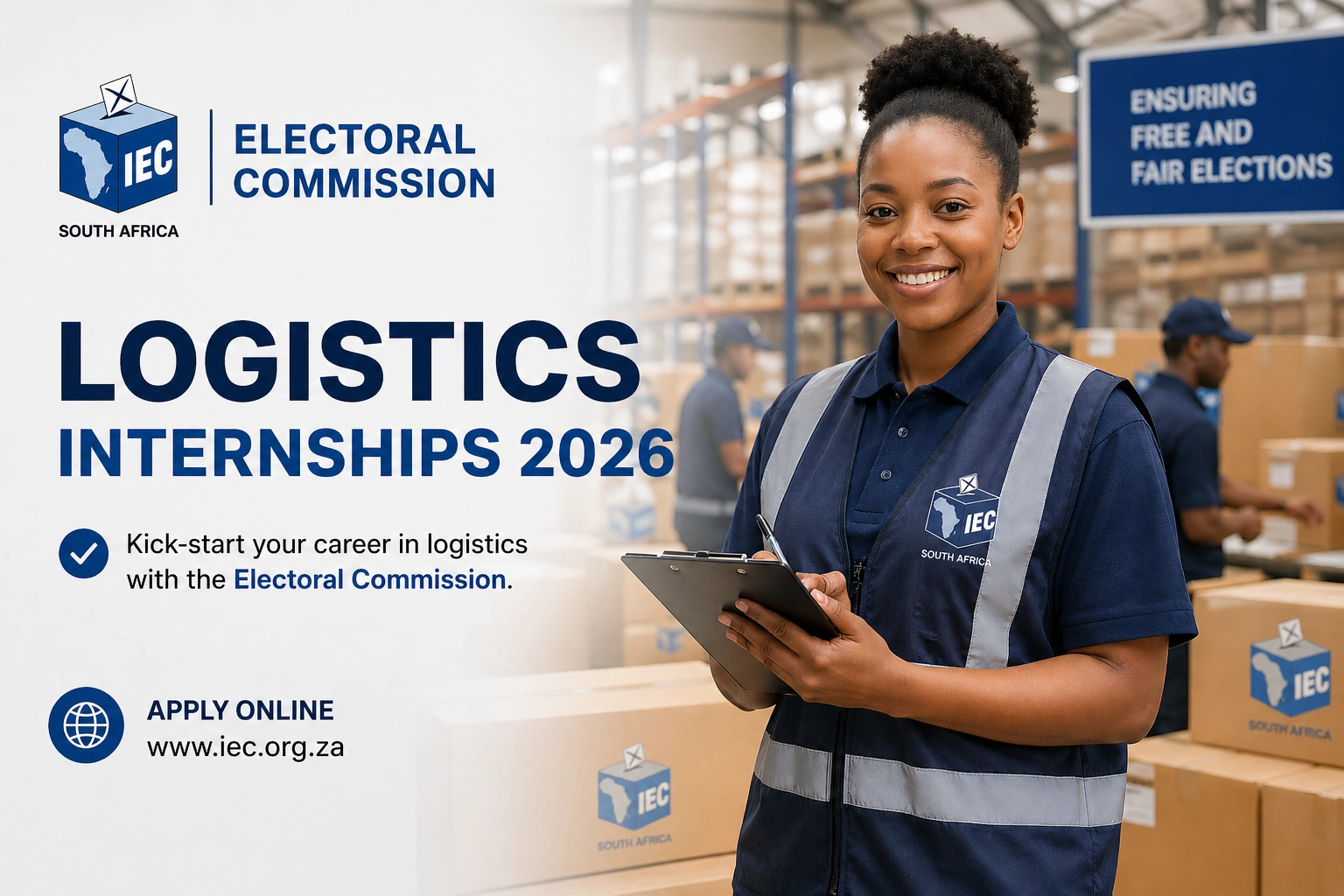 Electoral Commission (IEC) Logistics Internships 2026