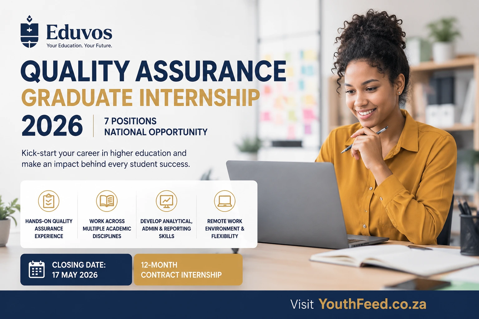 Eduvos Quality Assurance Graduate Internship 2026