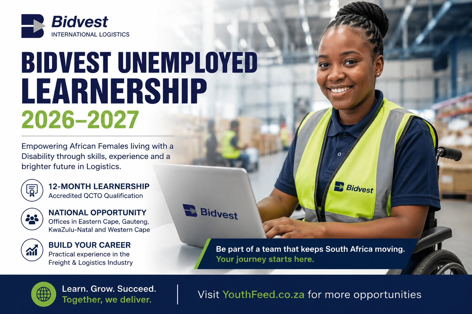 Bidvest Unemployed Learnership 2026–2027