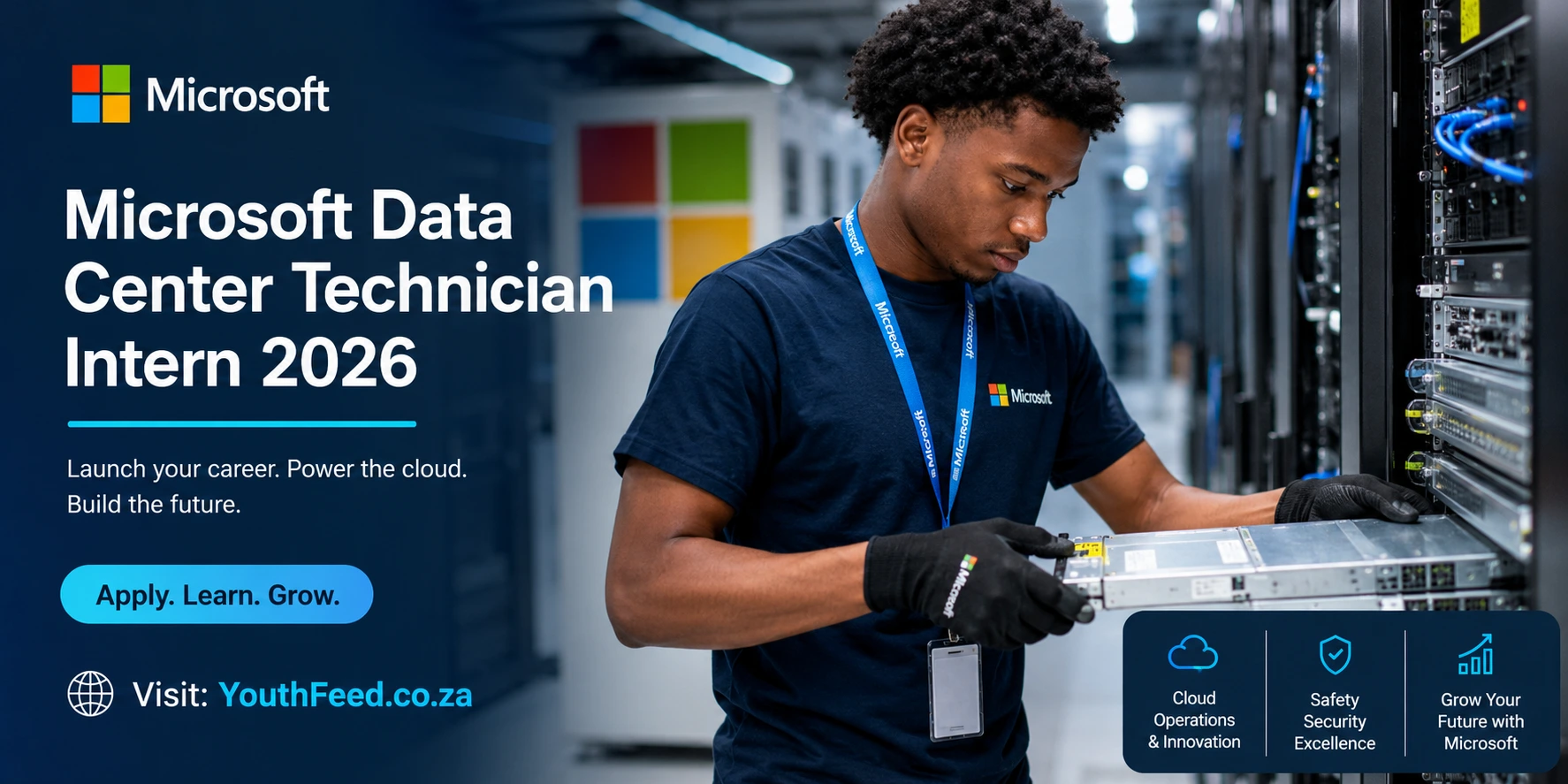 Microsoft Data Center Technician Intern 2026